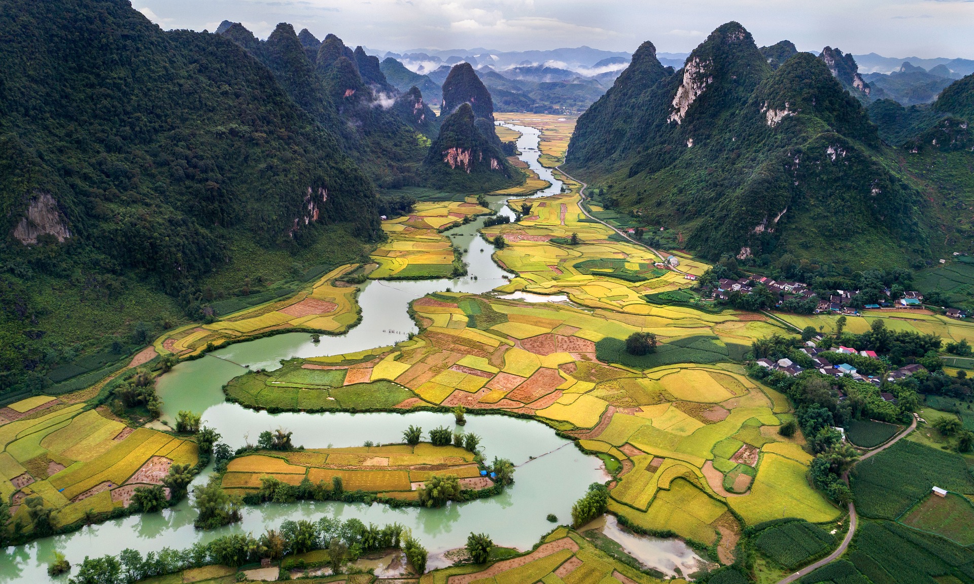 Landschaft Vietnam